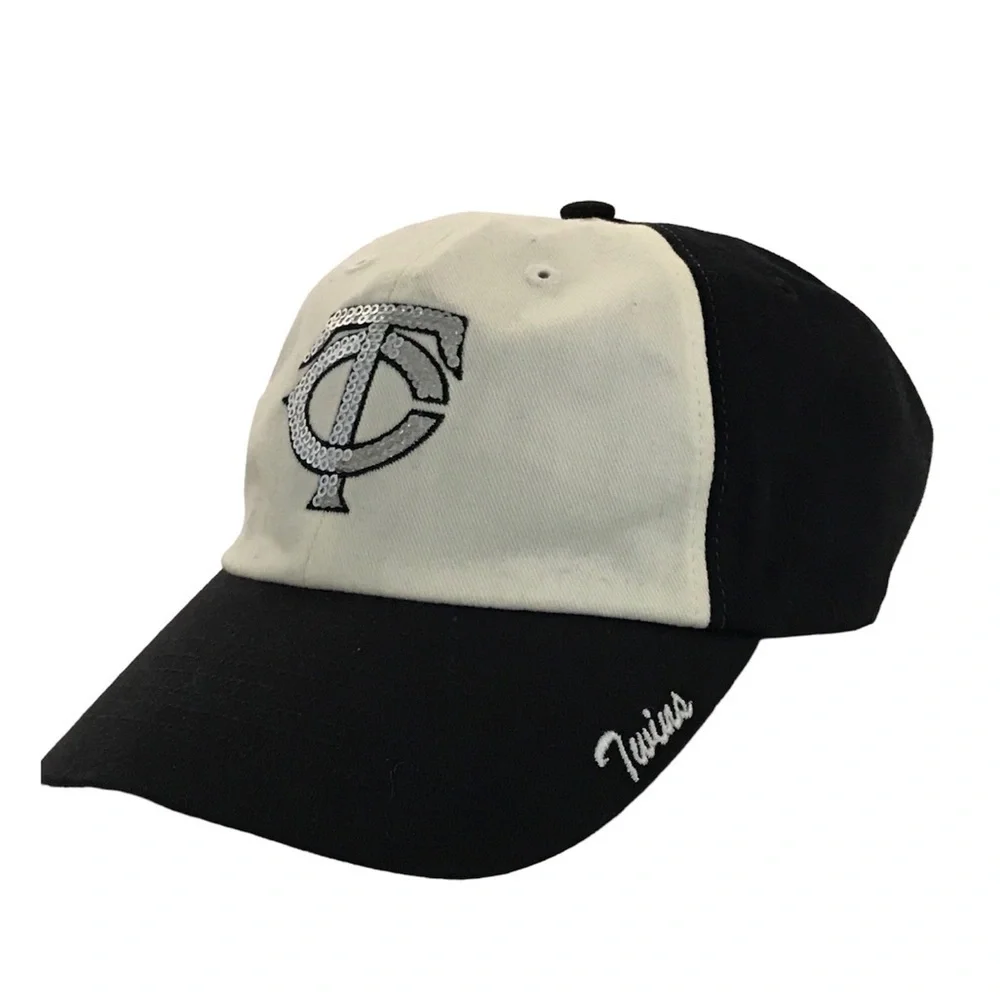 Women's Fan Favorite MLB Minnesota Twins Sequin Baseball Hat